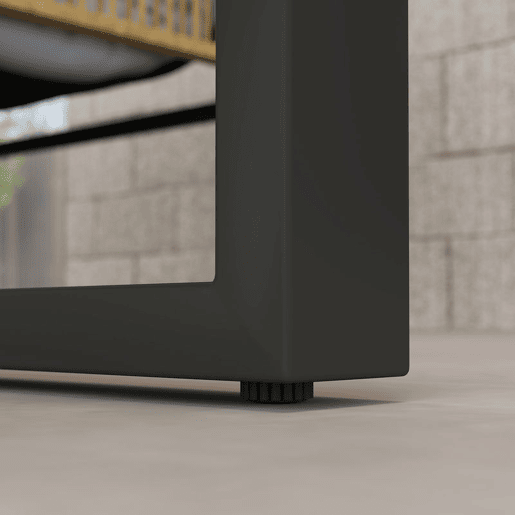 Outsunny Conjunto de Jardim de Vime Sintético de 4 Peças Móveis de Exterior Inclui Sofá de 2 Lugares 2 Poltronas 1 Mesa de Centro de Vidro com Almofadas Cinza e Madeira