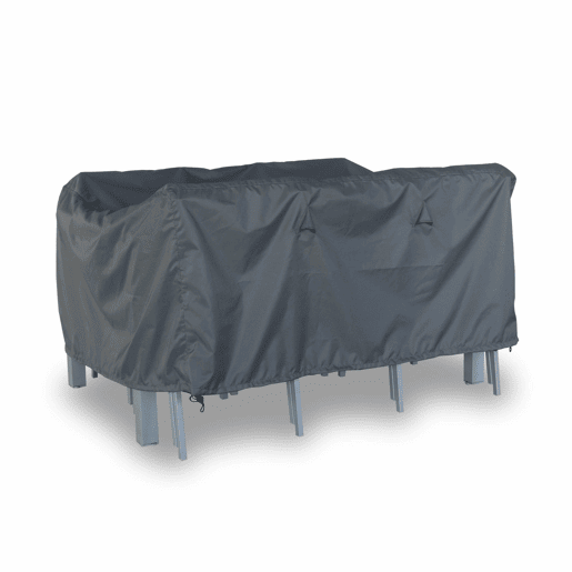 Cobertura protetora para mesa de jardim, Capua 150  Chicago 210  Orlando, Cinza escuro, 152x127x69 cm