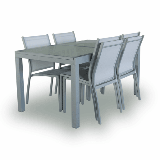 Cobertura protetora para mesa de jardim, Capua 150  Chicago 210  Orlando, Cinza escuro, 152x127x69 cm