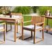 Beliani Cojín de asiento SASSARI PREMIUM 46x46 Beliani Cojín de asiento SASSARI PREMIUM 46x46 Gris Claro
