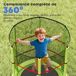 Cama Elástica Infantil Acero HOMCOM Cama Elástica Infantil Acero HOMCOM Verde