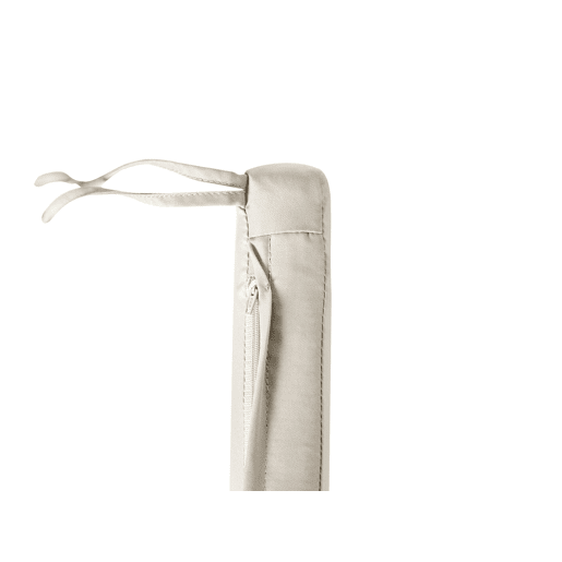 Conjunto de 8 almofadas de cadeira para jardim SASSARI PREMIUM 46 x 46 cm Taupe