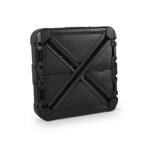 Suporte enchível para guarda-sol offset, 100L, Suporte para guarda-sol à distância, Preto, 85x85x20 cm