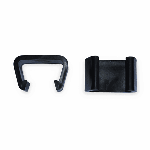 Conector para mobiliário de jardim, set de 6, Kit de 6 conectores, Preto, 11x11x11 cm
