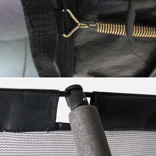 490cm trampolim rede interior, Jupiter Inner, Cinza, 487x487x90 cm