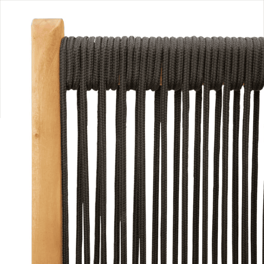 vidaXL Cadeiras jardim reclináveis 4pcs madeira de acácia maciça preto