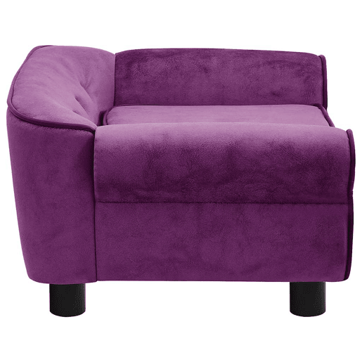 vidaXL Sofá para cães 72x45x30 cm pelúcia bordô vidaXL Sofá para cães 72x45x30 cm pelúcia bordô
