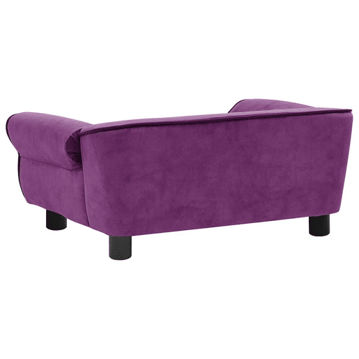 vidaXL Sofá para cães 72x45x30 cm pelúcia bordô vidaXL Sofá para cães 72x45x30 cm pelúcia bordô