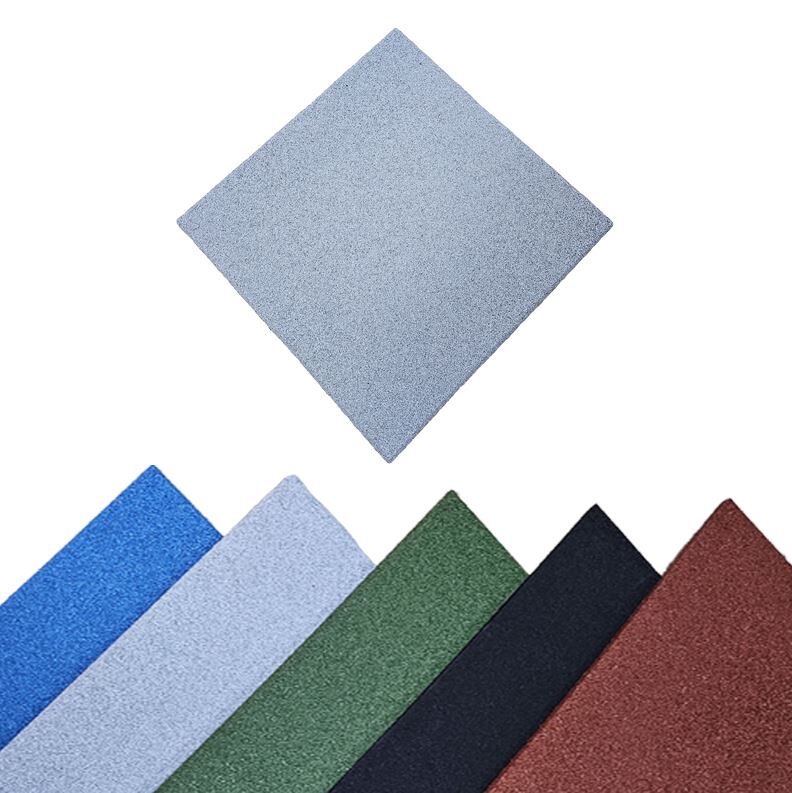 Arquiservi - loseta de caucho gris 50x50x20mm (32ud) suelo antideslizante, alta densidad, uso interior y exterior