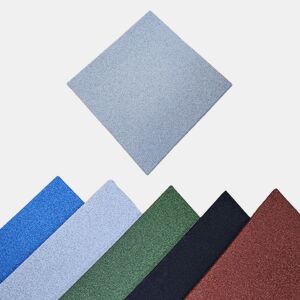Arquiservi - Placa de borracha cinza 50x50x20mm (32 unidades) Piso antiderrapante, alta densidade, para uso interno e externo