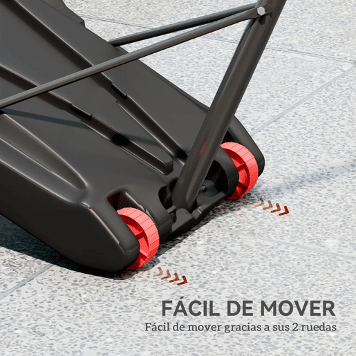 SPORTNOW Tabela de Basquetebol para Exterior com Alvo de Dardos Tabela de Basquetebol Portátil com Ajustável 210-247 cm Rodas Base Rellenável para Adolescentes e Adultos Preto