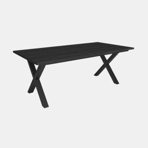 Mesa Sala de Jantar, Mesa Cozinha, 194x90x74cm, Para 10 pessoas, Móveis Sala Jantar, Estilo industrial, Preto