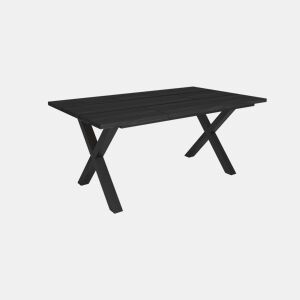 Mesa Sala de Jantar, Mesa Cozinha, 167x90x74cm, Para 8 pessoas, Móveis Sala Jantar, Estilo industrial, Preto