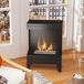 Chimenea de Bioetanol Acero HOMCOM, hogar - climatización Chimenea de Bioetanol Acero HOMCOM, hogar - climatización Negro