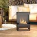 Chimenea de Bioetanol Acero HOMCOM, hogar - climatización Chimenea de Bioetanol Acero HOMCOM, hogar - climatización Negro