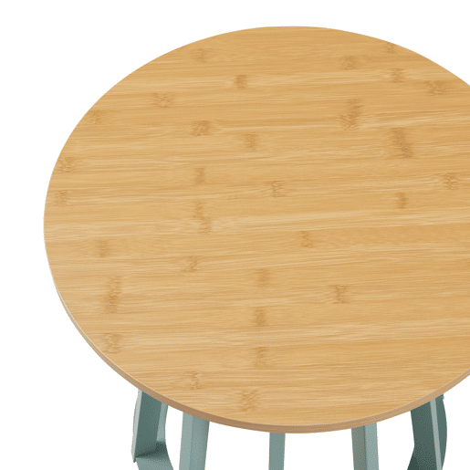 Mesa de apoio Lensuu 48xØ48 cm Verde pastelCarvalho en.casa