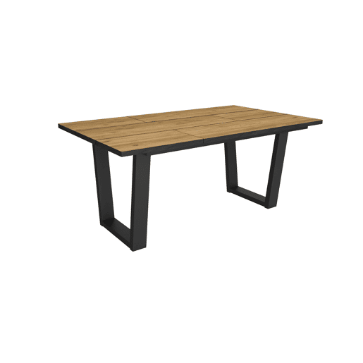 Mesa Sala de Jantar, Mesa Cozinha, 167x90x74cm, Para 8 pessoas, Móveis Sala Jantar, Estilo industrial, Carvalho e preto Mesa Sala de Jantar, Mesa Cozinha, 167x90x74cm, Para 8 pessoas, Móveis Sala Jantar, Estilo industrial, Carvalho e preto
