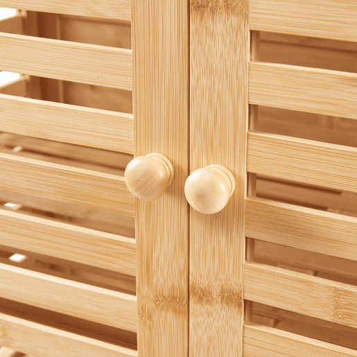 Móvel de casa de banho Raurgela 180x80x40 cm bambu en.casa Móvel de casa de banho Raurgela 180x80x40 cm bambu en.casa