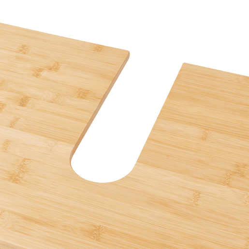 Móvel de apoio Boksereys 2 portas e 3 gavetas 60x100x35 cm em bambu natural en.casa Móvel de apoio Boksereys 2 portas e 3 gavetas 60x100x35 cm em bambu natural en.casa