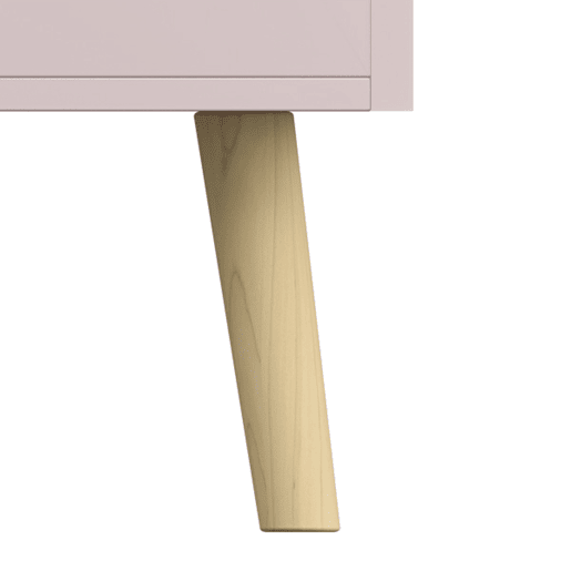 Caixa de brinquedos Vestnes 60x30x44 cm Cor-de-rosaBranco en.casa