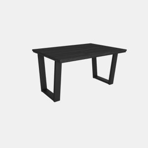 Mesa Sala de Jantar, Mesa Cozinha, 140x90x74cm, Para 6 pessoas, Móveis Sala Jantar, Estilo industrial, Preto