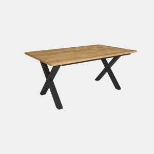 Mesa Sala de Jantar, Mesa Cozinha, 167x90x74cm, Para 8 pessoas, Móveis Sala Jantar, Estilo industrial, Carvalho