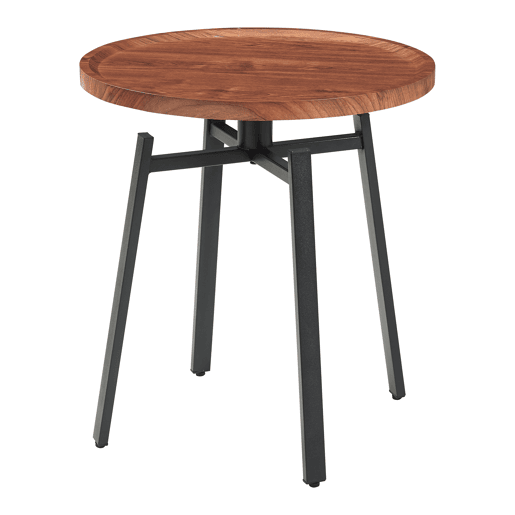 Mesa de apoio Mippeena 54xØ50 cm PretoNoz en.casa