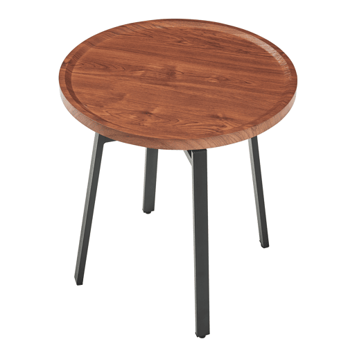Mesa de apoio Mippeena 54xØ50 cm PretoNoz en.casa