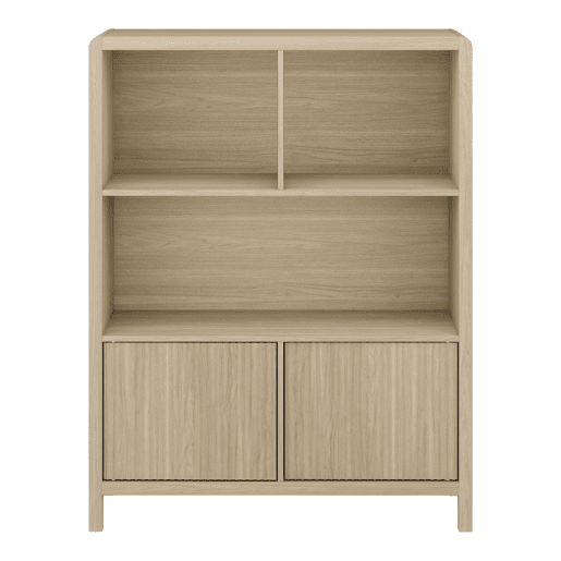 Cómoda Lukkodso 103x80x28 cm Aspeto carvalho en.casa