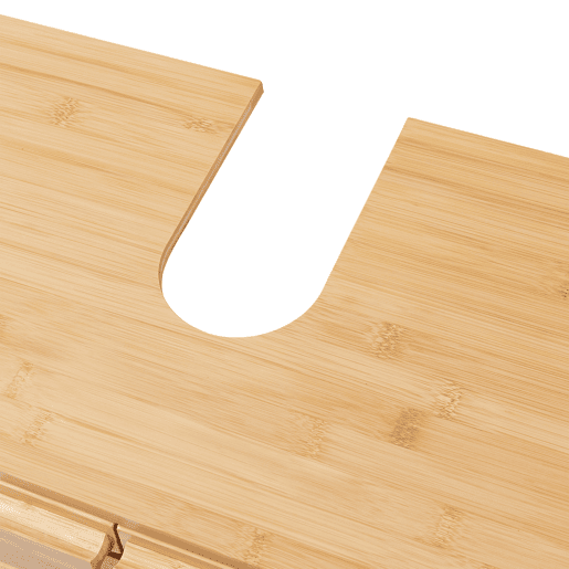 Móvel de toucador Epind 60x66x30 cm em bambu natural en.casa