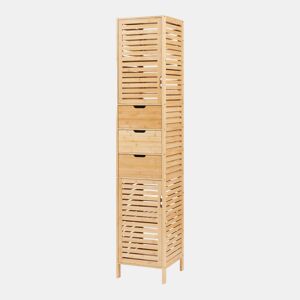 Móvel alto Boksereys 180x35x35 cm bambu en.casa