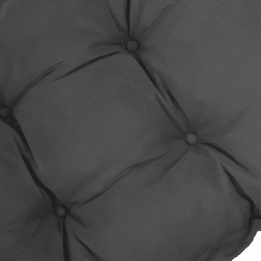 Outsunny Almofada para Banco de Jardim Acolchoada 100x40x10 cm Almofada Retangular para Interior e Exterior com Acolchoado Espesso e Cintas de Fixação Cinza Escuro