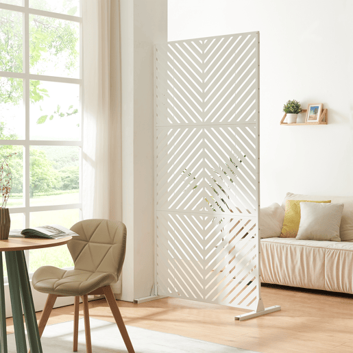 Divisória para interior Kekan aço 200x100x50 cm branco casa.pro Divisória para interior Kekan aço 200x100x50 cm branco casa.pro