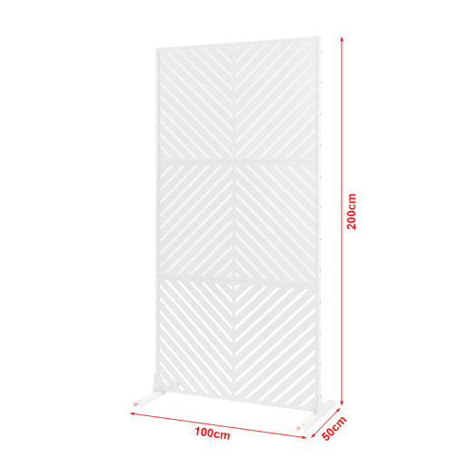 Divisória para interior Kekan aço 200x100x50 cm branco casa.pro Divisória para interior Kekan aço 200x100x50 cm branco casa.pro