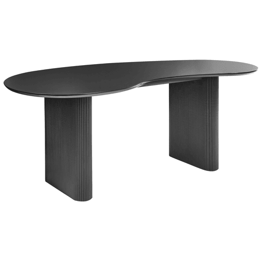 Mesa de jantar PEERY Preto 93 cm 198 cm