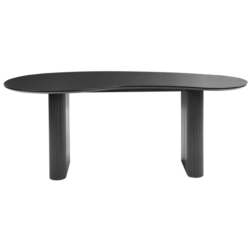 Mesa de jantar PEERY Preto 93 cm 198 cm