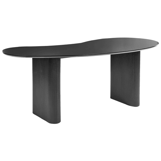 Mesa de jantar PEERY Preto 93 cm 198 cm