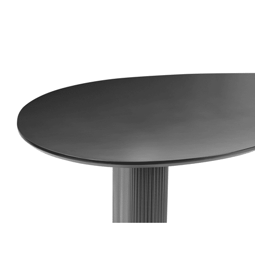 Mesa de jantar PEERY Preto 93 cm 198 cm