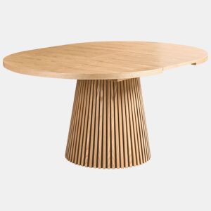 Mesa de jantar extensível MOORE Freixo claro 120 cm 120160 cm