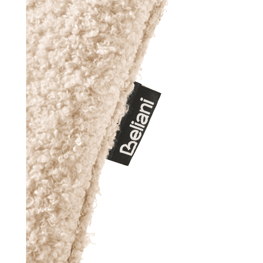 Conjunto de 2 cadeiras de jantar NOVI Bouclé Creme claro