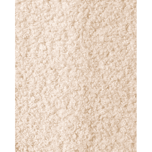 Conjunto de 2 cadeiras de jantar NOVI Bouclé Creme claro