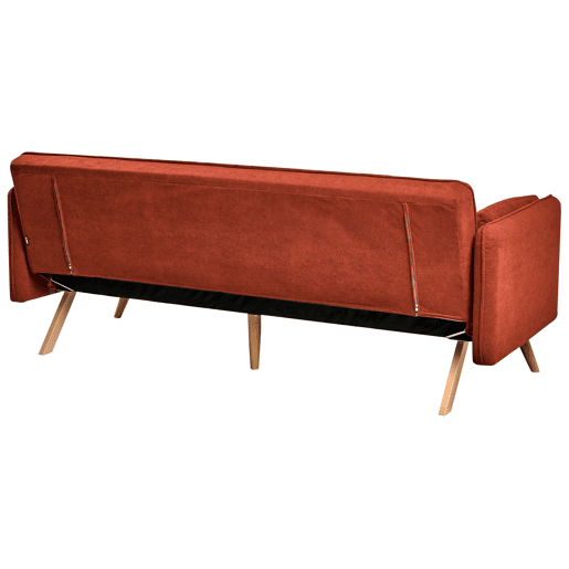 Sofá-cama ASAA Tecido Vermelho Sofá-cama ASAA Tecido Vermelho