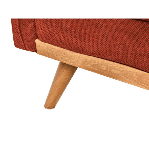 Sofá-cama ASAA Tecido Vermelho Sofá-cama ASAA Tecido Vermelho