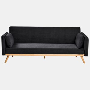 Sofá-cama ASAA Tecido Preto