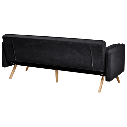 Sofá-cama ASAA Tecido Preto