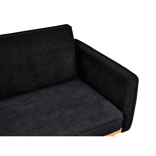 Sofá-cama ASAA Tecido Preto