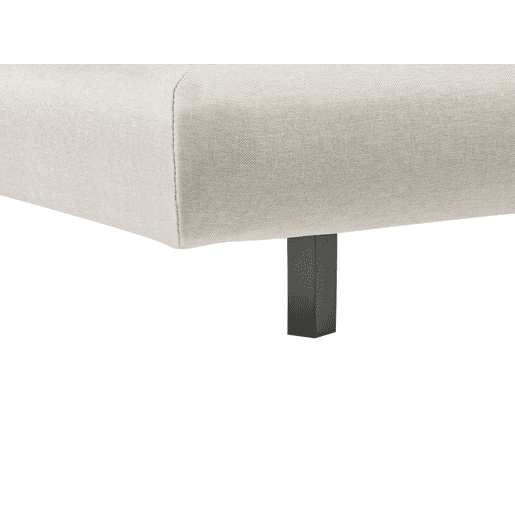Cama Tecido SOULISSE 180 x 200 cm Creme