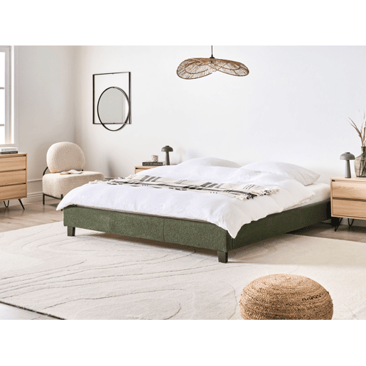Beliani Cama sem cabeceira Bouclé ROANNE