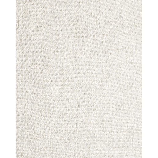 Conjunto de 2 cadeiras de jantar MAYBEE Tecido Branco creme