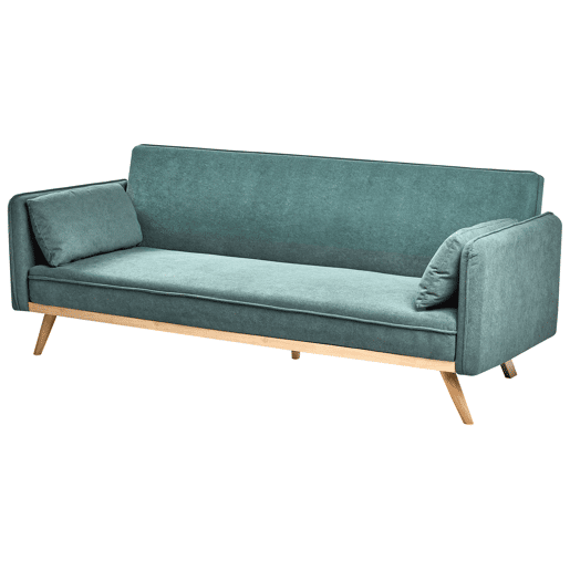 Sofá-cama ASAA Tecido Verde claro